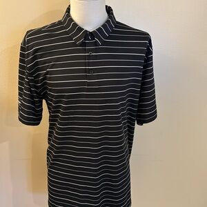 Under Armour 2XL Loose HeatGear Black and White Stripe